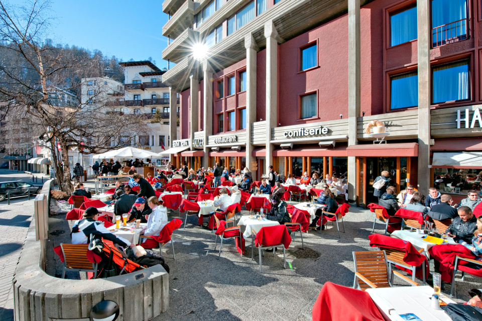 Aussenansicht Hauser St. Moritz