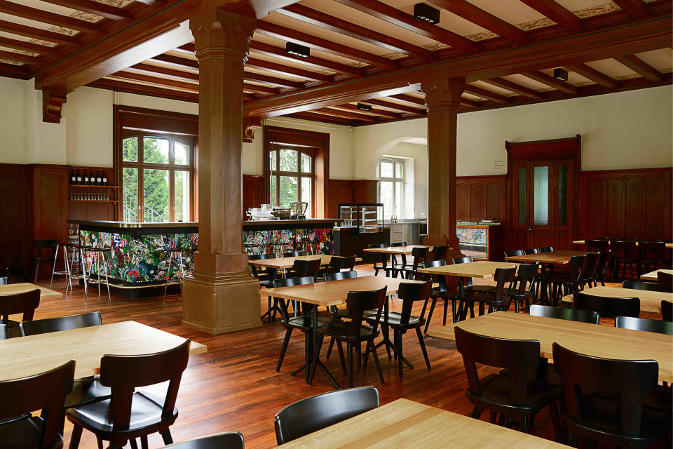 Restaurant mit der Schläpfertextil-Bar